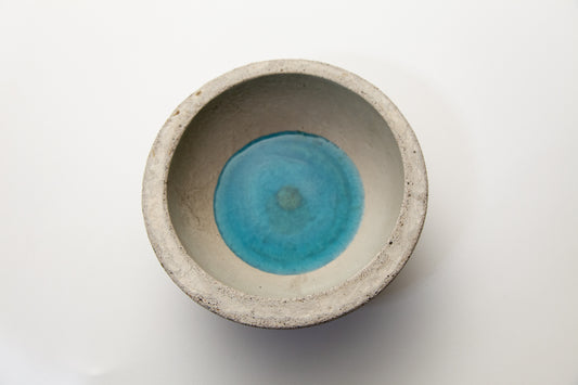 AZURE SKY deep - Concrete Bowl No.201